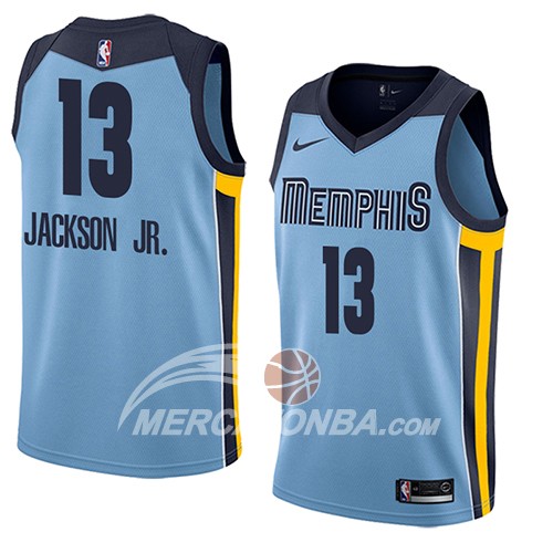 Maglia NBA Memphis Grizzlies Jaren Jackson Jr. Statement 2018 Blu